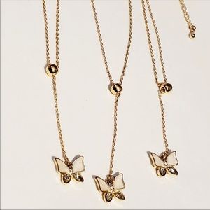 🦋New!! Dainty Lariat Butterfly Necklace